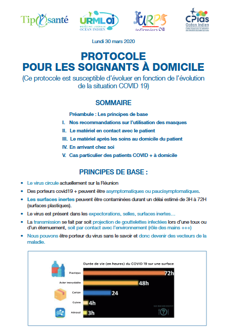 protocle URPS reunion