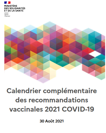 calendrier vacc prof covid 2021